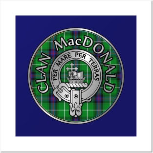 Clan MacDonald Crest & Tartan Posters and Art